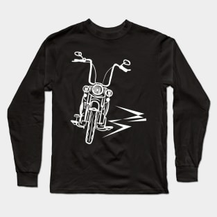 Big Buffalo steering wheel motorbike Long Sleeve T-Shirt